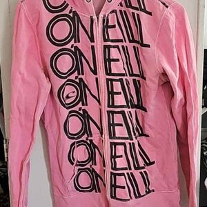 Pacsun O'Neill Pink and Black Hoodie